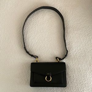 Perfect black cross body purse
